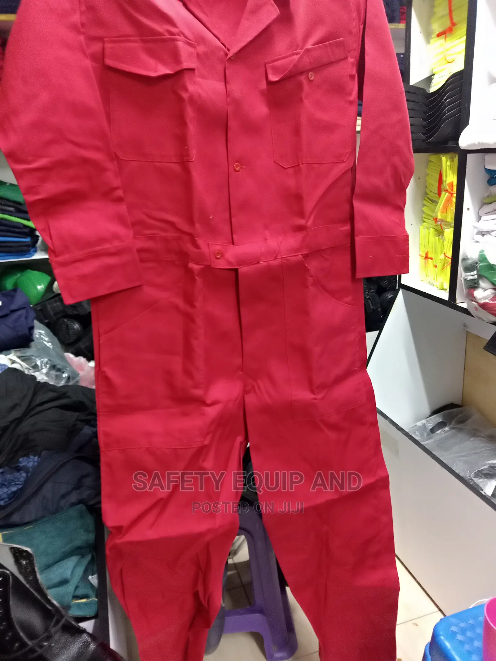 Red Working Overalls Now Available in Stock!