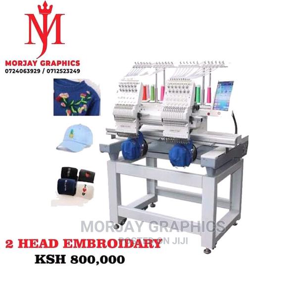 Ideal Two Head Embroidery Machine - main view