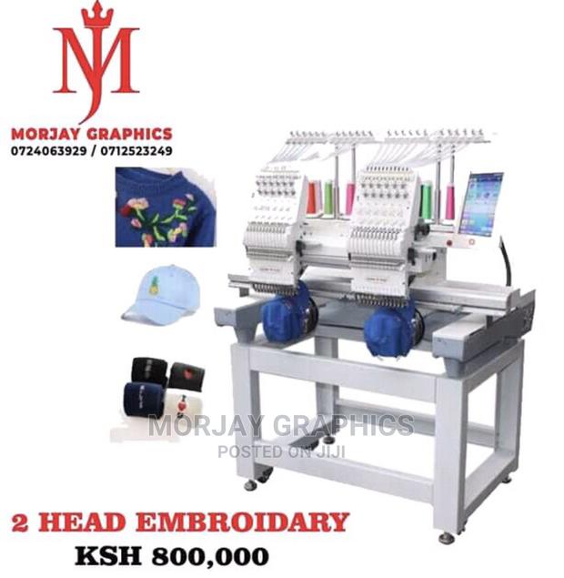 Heavy Duty 2head Embroidery Machine - main view