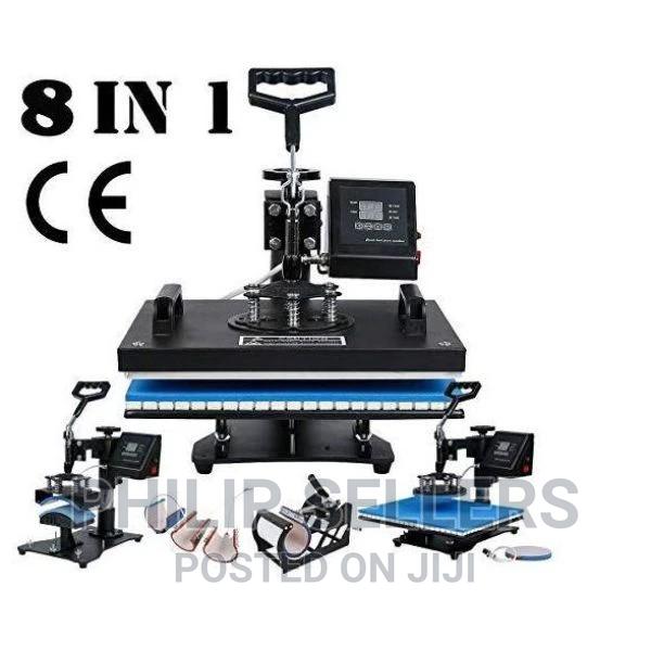 Generic 8 in 1 Combo Heat Press Machine. - main view