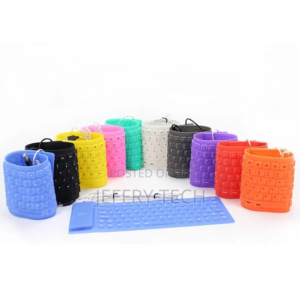 Usb Wired Mini Roll Up Foldable Waterproof Computer Numeric - thumbnail 2