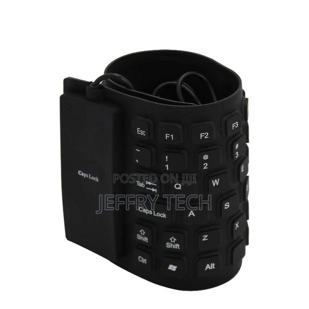Usb Wired Mini Roll Up Foldable Waterproof Computer Numeric - thumbnail 3