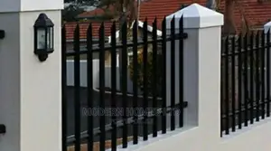 Black Palisade Fence by Modern Homes