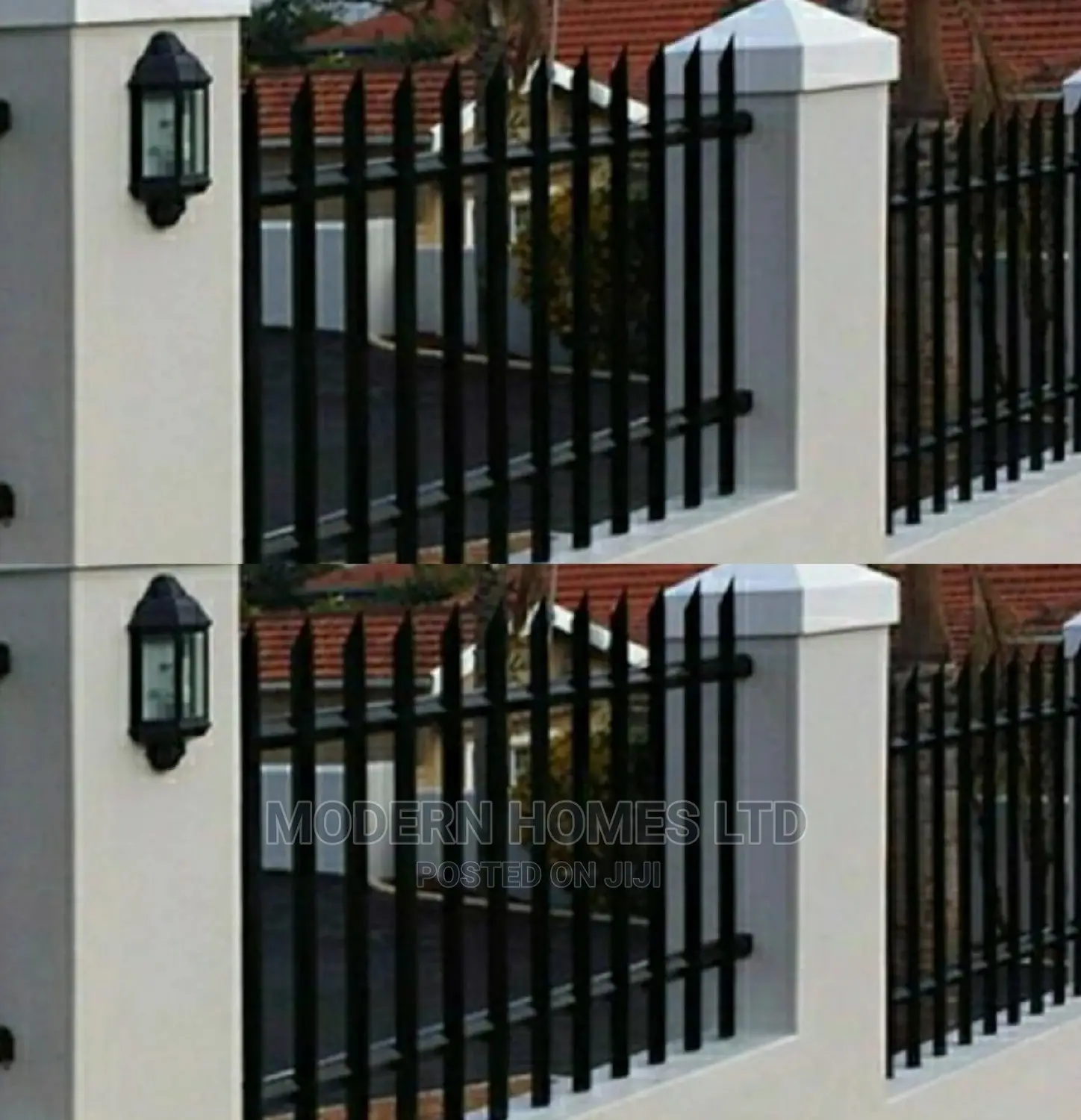 Black Palisade Fence by Modern Homes