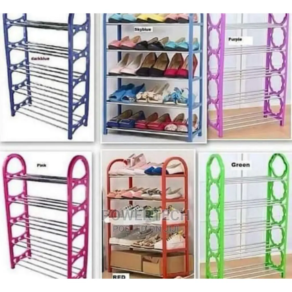 Plastic Shoe Rack- 5 Layer
