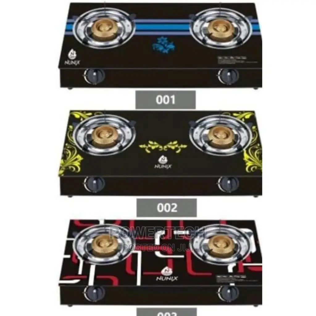 Nunix 2 Burner Glass Top 
