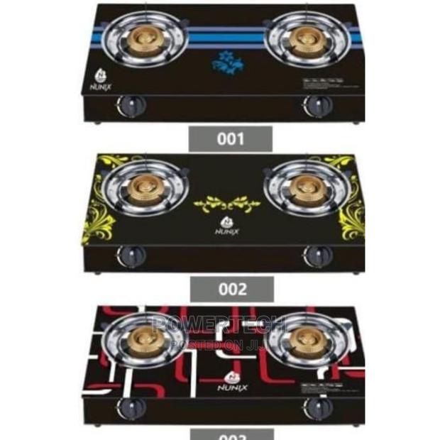 Nunix 2 Burner Glass Top - main view