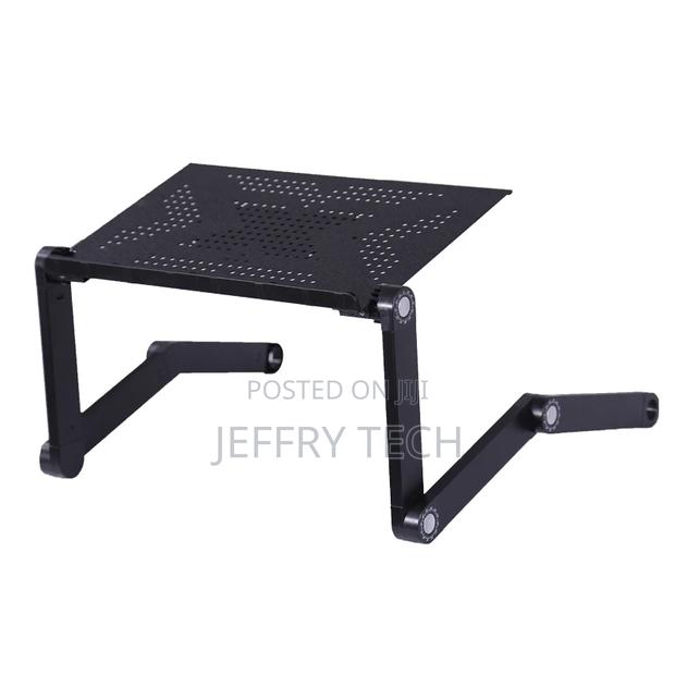 Portable Height Adjustable Aluminum Alloy Computer Table Lap - thumbnail 2