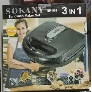 Sokany 3 in 1 Sandwich Maker Set.