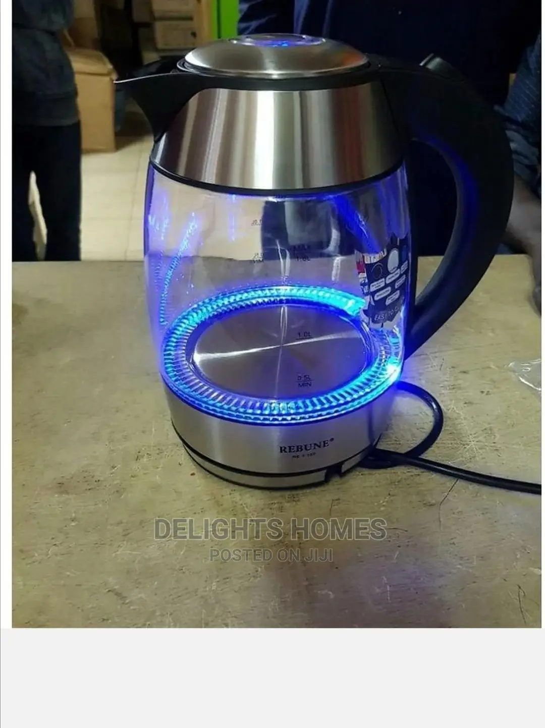 1.8ltrs Rebune Illuminating Kettle.