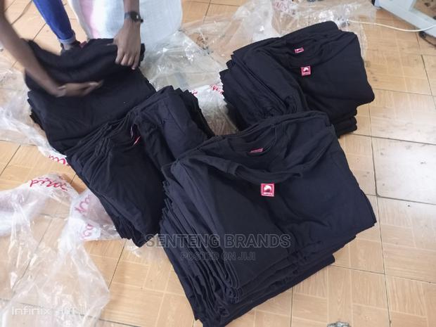 Black Plain T-Shirts Round Neck - thumbnail 2