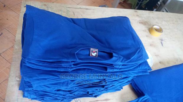 Royal Blue T-Shirts Plain - thumbnail 3