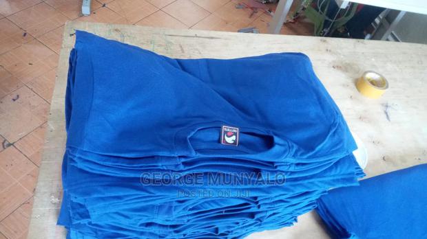 Royal Blue T-Shirts Plain - thumbnail 2