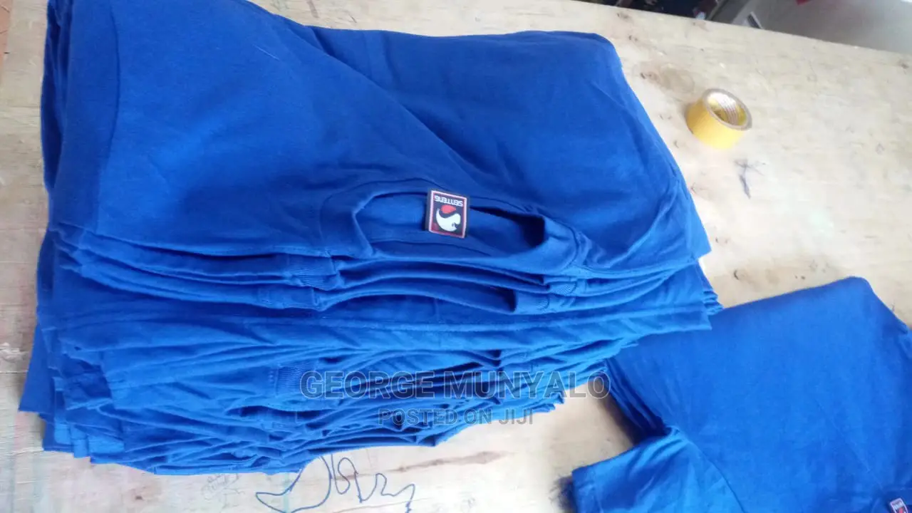 Royal Blue T-Shirts Plain