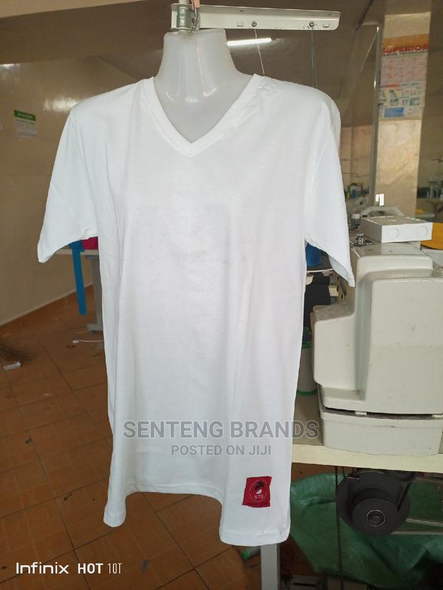 V Neck T Shirts Plain - thumbnail 2