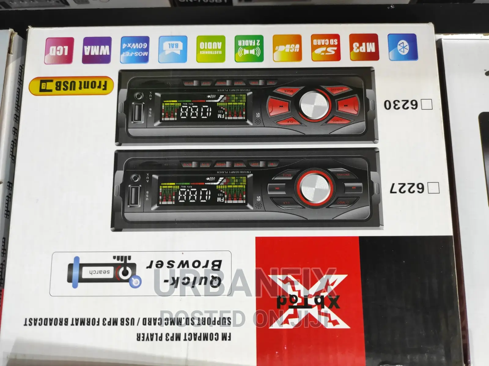 Car Radios With Bluetooth, FM, USB and Aux on Offer