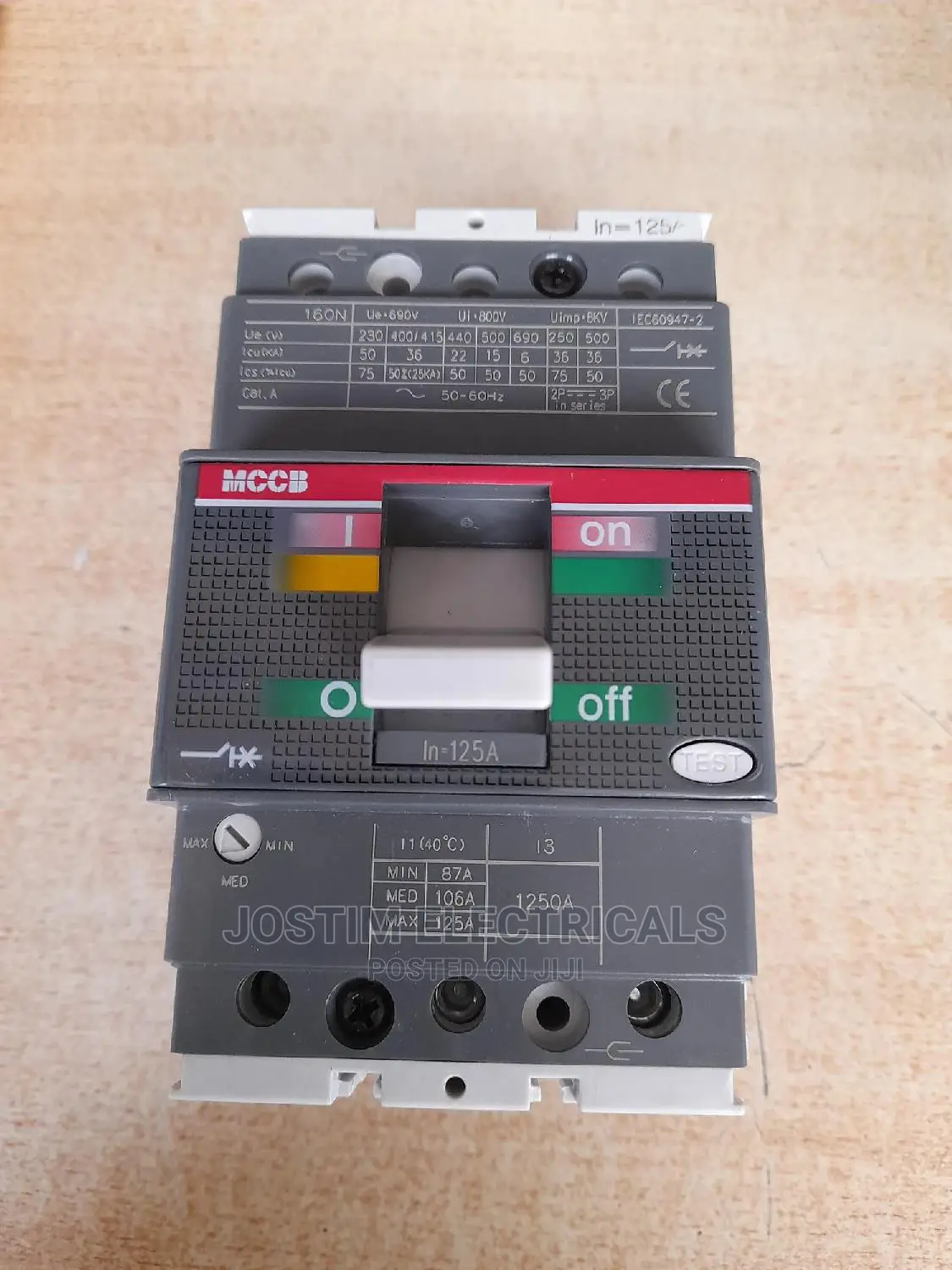 125a McCb 3pole