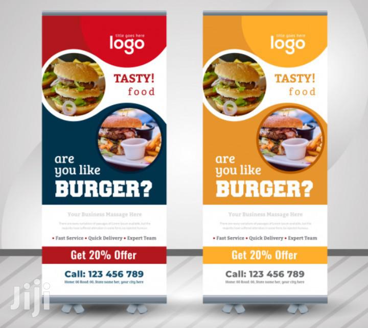 Narrow Base Roll Up Banner