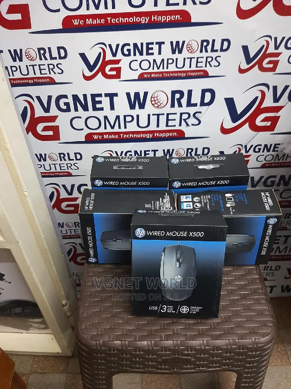 Hp Wired Mouse X500
