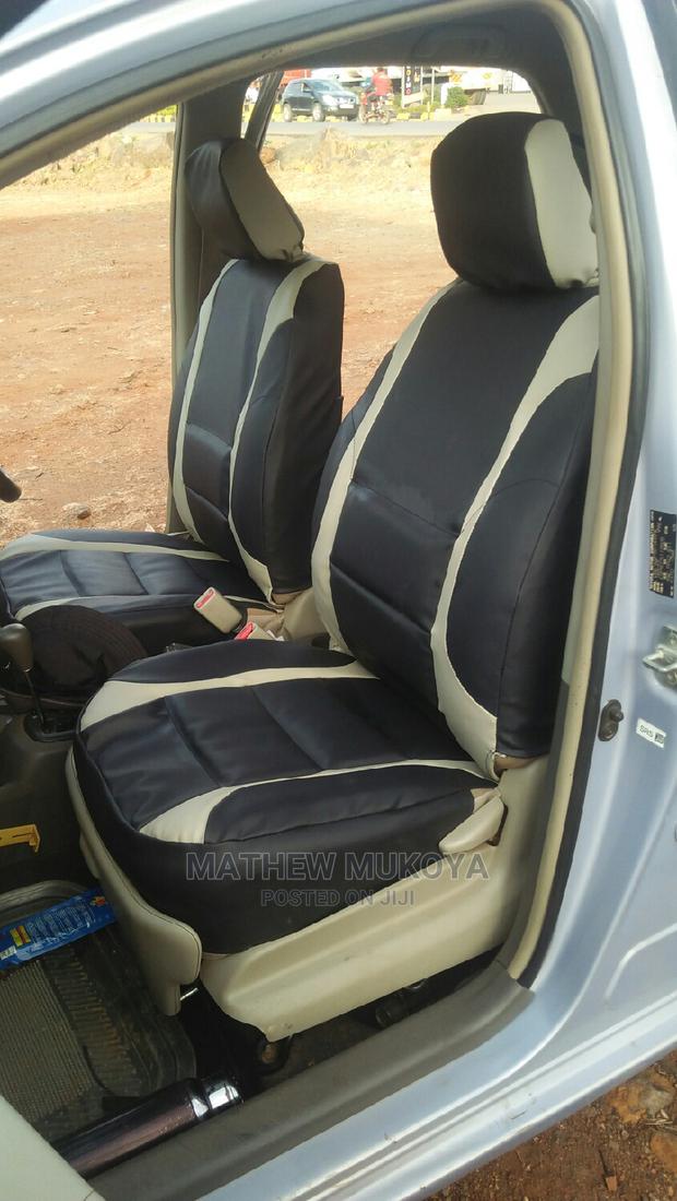 Black and Beige Car Seat Covers - main view