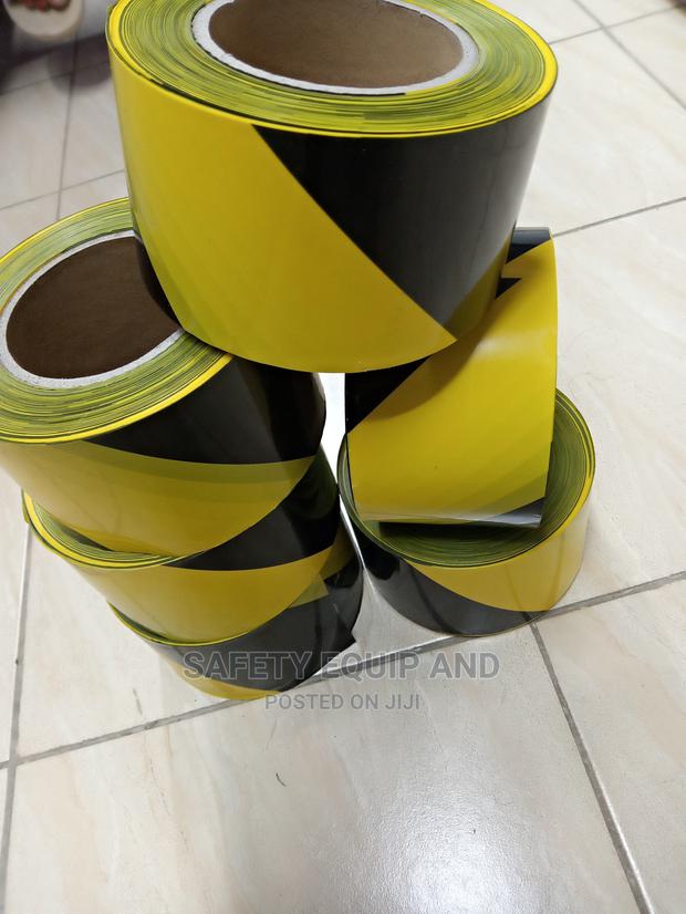Danger Barriers Available (Black and Yellow)