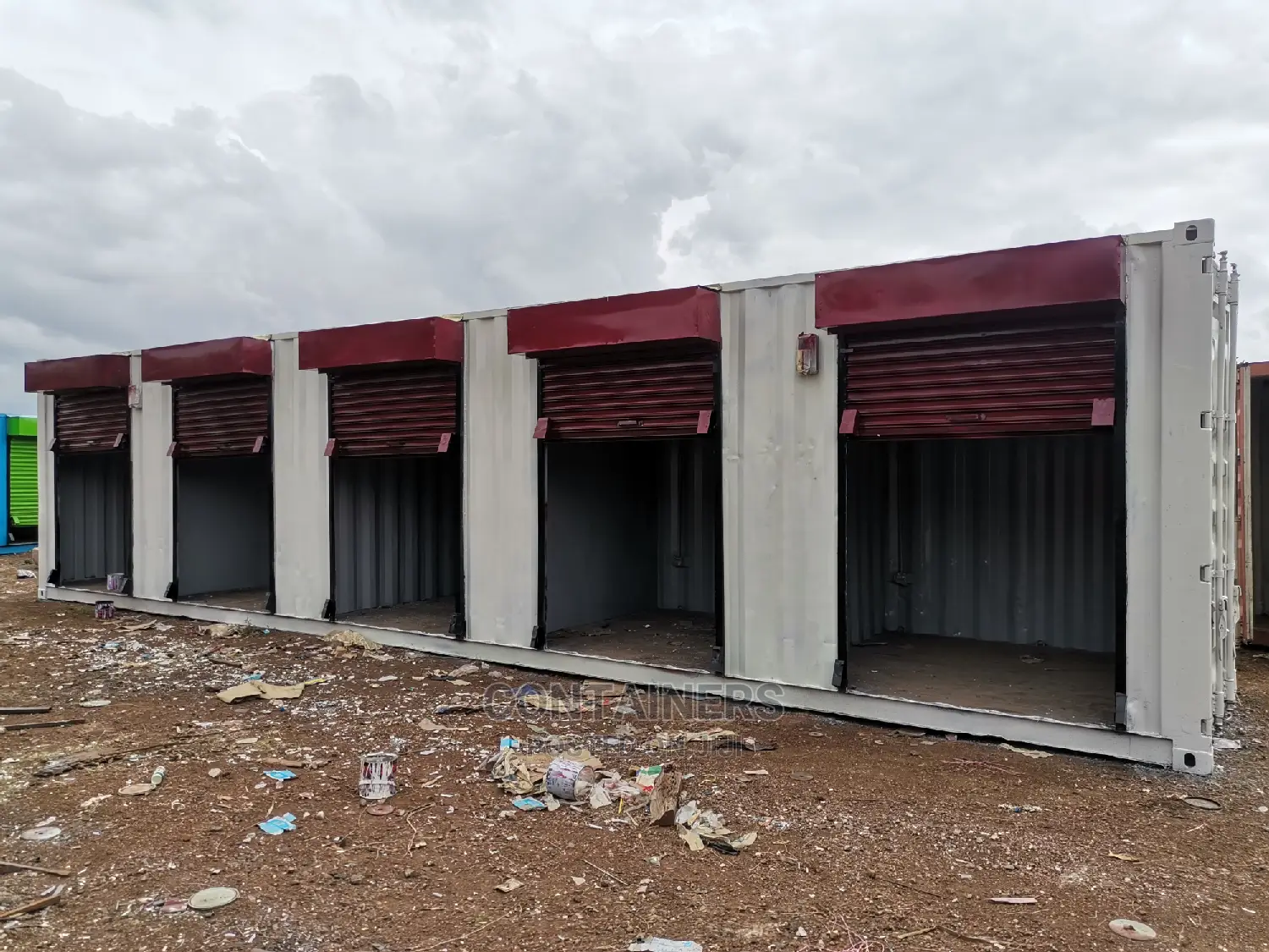 Another 40ft Container Fabricated Into Stalls
