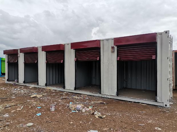 Another 40ft Container Fabricated Into Stalls - main view