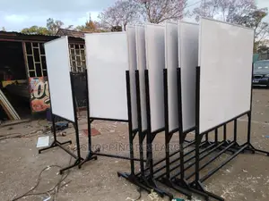 Portable Whiteboard With Rollable Wheels-All Sizes