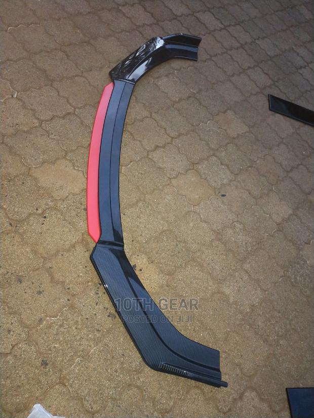 Carbon Fiber Bumper Lip Splitter Kit Spoiler Universal - thumbnail 2