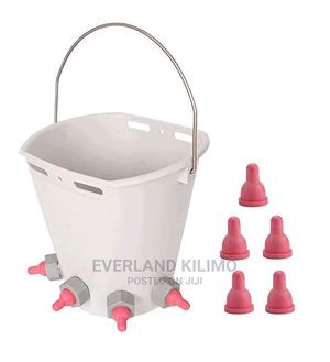 Improved Calf Milk Bucket With Teats - thumbnail 2
