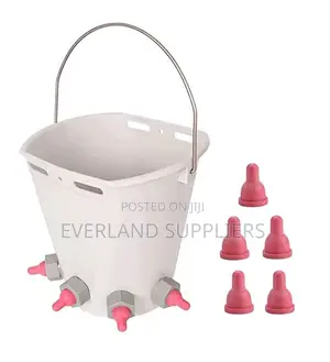 Improved Calf Milk Bucket With Teats