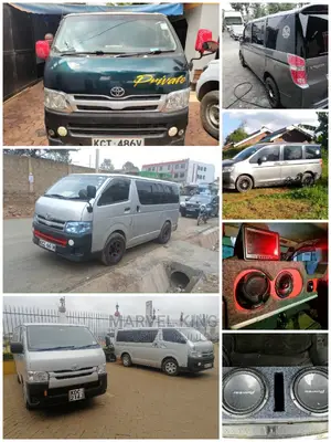 Toyota Hiace Box 7,11,14,16seater and Cargo Vans Available for Hire