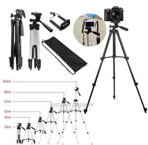 Phone Tripod Stand 2.1m With Holder