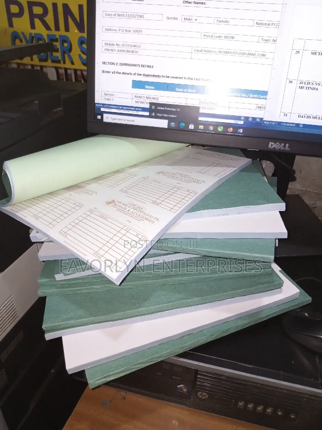 Receipt Books 