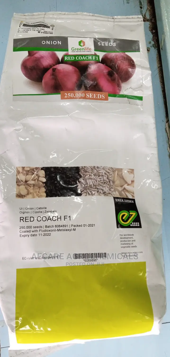 Redcoach F1 Hybrid Onion Seeds 1kg