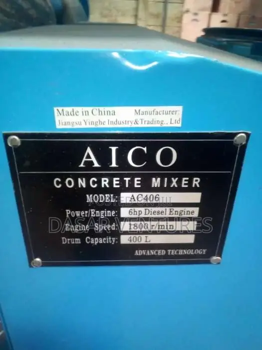 Concrete Mixer Aico Brand