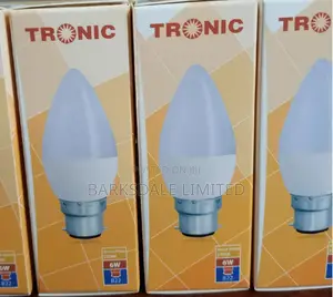 6W 6 Watts Tronic Candle LED Warm White Bulb B22 Warm White