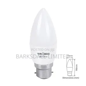 6W 6 Watts Tronic Candle LED Warm White Bulb B22 Warm White
