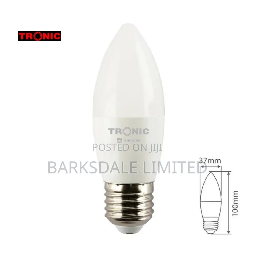 7W 7 Watts Tronic Candle LED Warm White Bulb E27 Warm White
