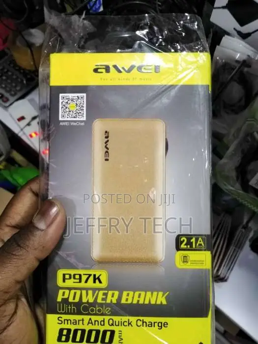 Awei P97K - 8000mah - Power Bank -gold