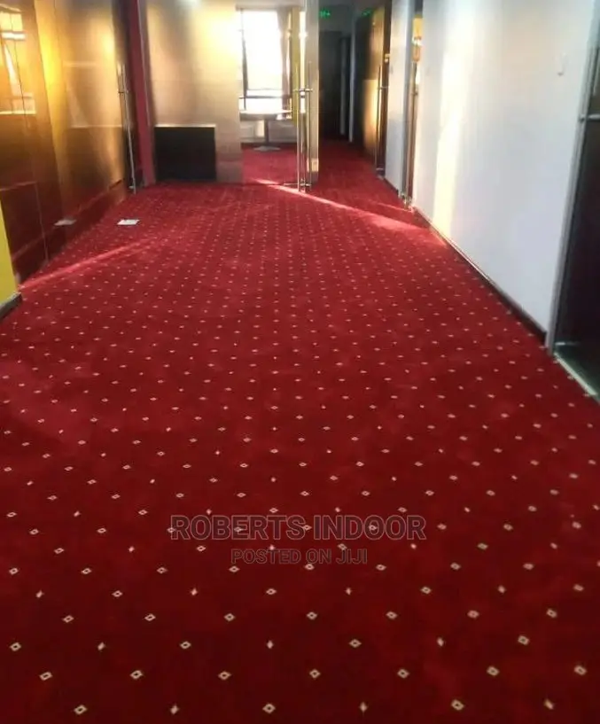 Red Vip Presidential Wall to Wall Carpet