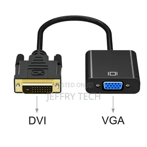 DVI-D to VGA Converter Cable 250mm Using High-Performance Ch