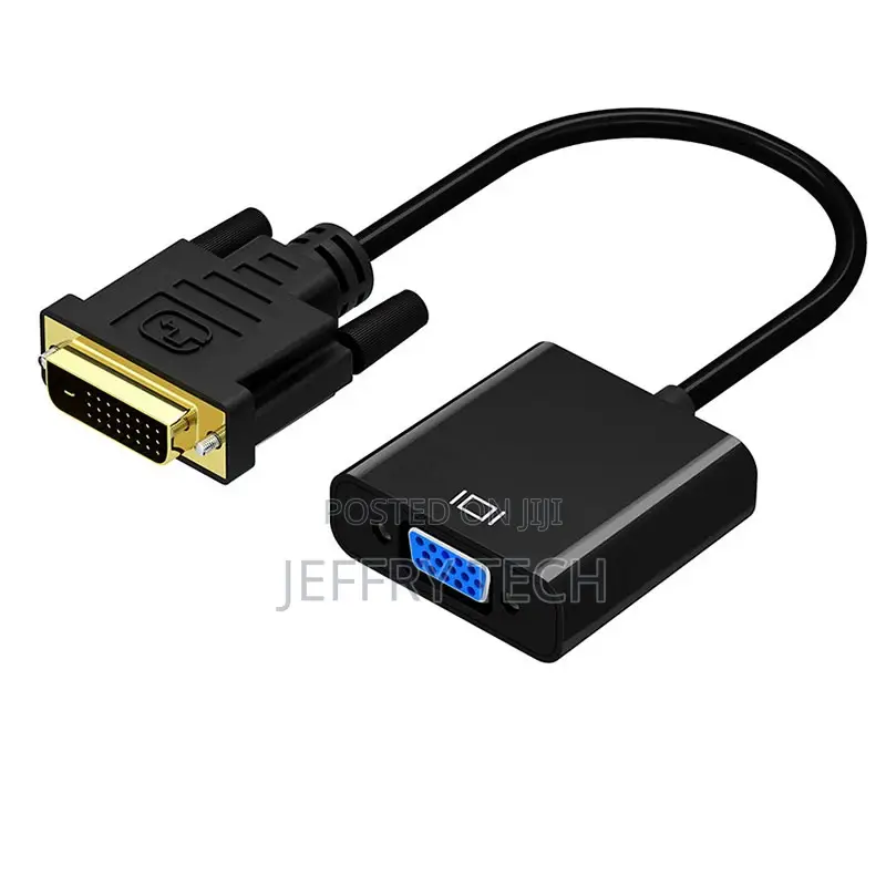 DVI-D to VGA Converter Cable 250mm Using High-Performance Ch