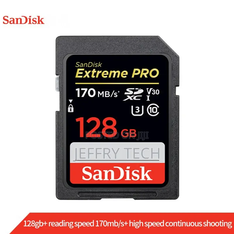 Sandisk SD Extreme Pro 170mb/S SD Memory Card 64GB 128GB 256