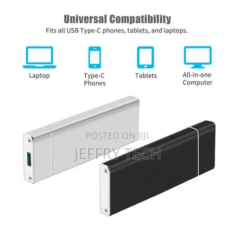 Mini SSD Nvme Metal Enclosure External Hard Drive 500-1tb PC