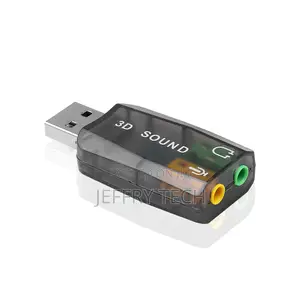 External USB 2.0 Mic Speaker 3D 5.1 Channel Audio Sound Card