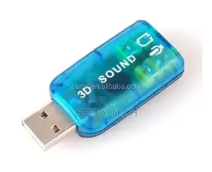 Support 3D Sound USB 2.0 External Sound Card Adapter 5.1 Cha