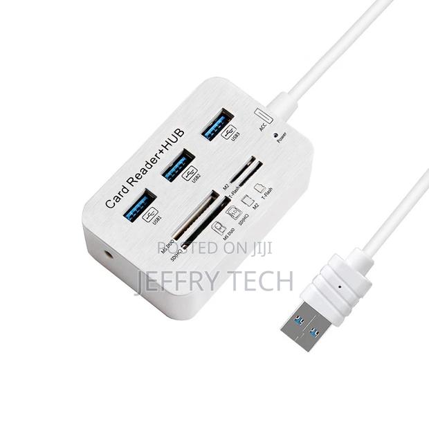 Multifunction Hub 2.0 + Card Reader Sd Card Memory Stick Ada