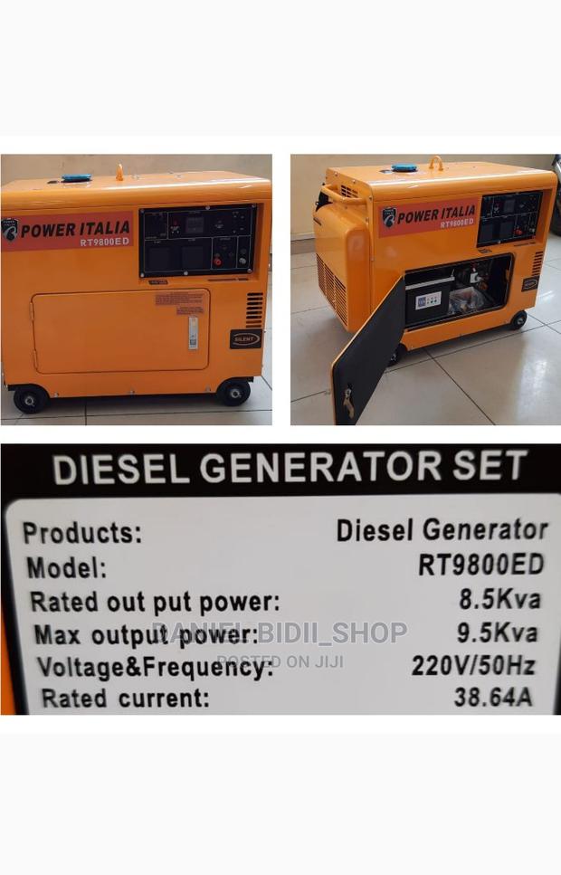Poweritalia Diesel Silent Generator 9.5kva - main view