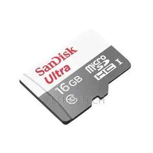 Sandisk Ultra 16GB Microsdhc UHS-I Class 10 Memory Card With